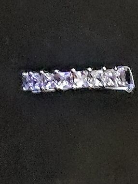 White Sapphire Eyernity Ring Band - Clearance Sale